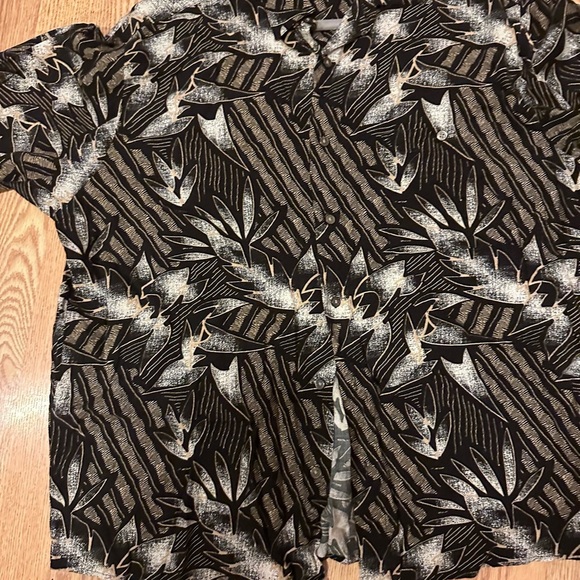 Men’s Short Sleeve Hawaiian Polo Tropical Size‎ Large - Picture 8 of 8